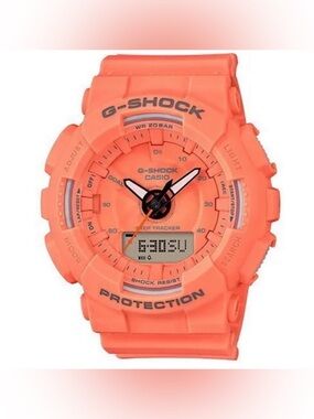 G-SHOCK CASIO Coral Orange Sport Watch Step Tracker